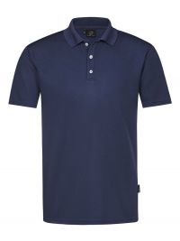 Sportliches Poloshirt Herren Dunkelblau Regular Fit für Arbeit in Thermen, Wellness und Gastronomie